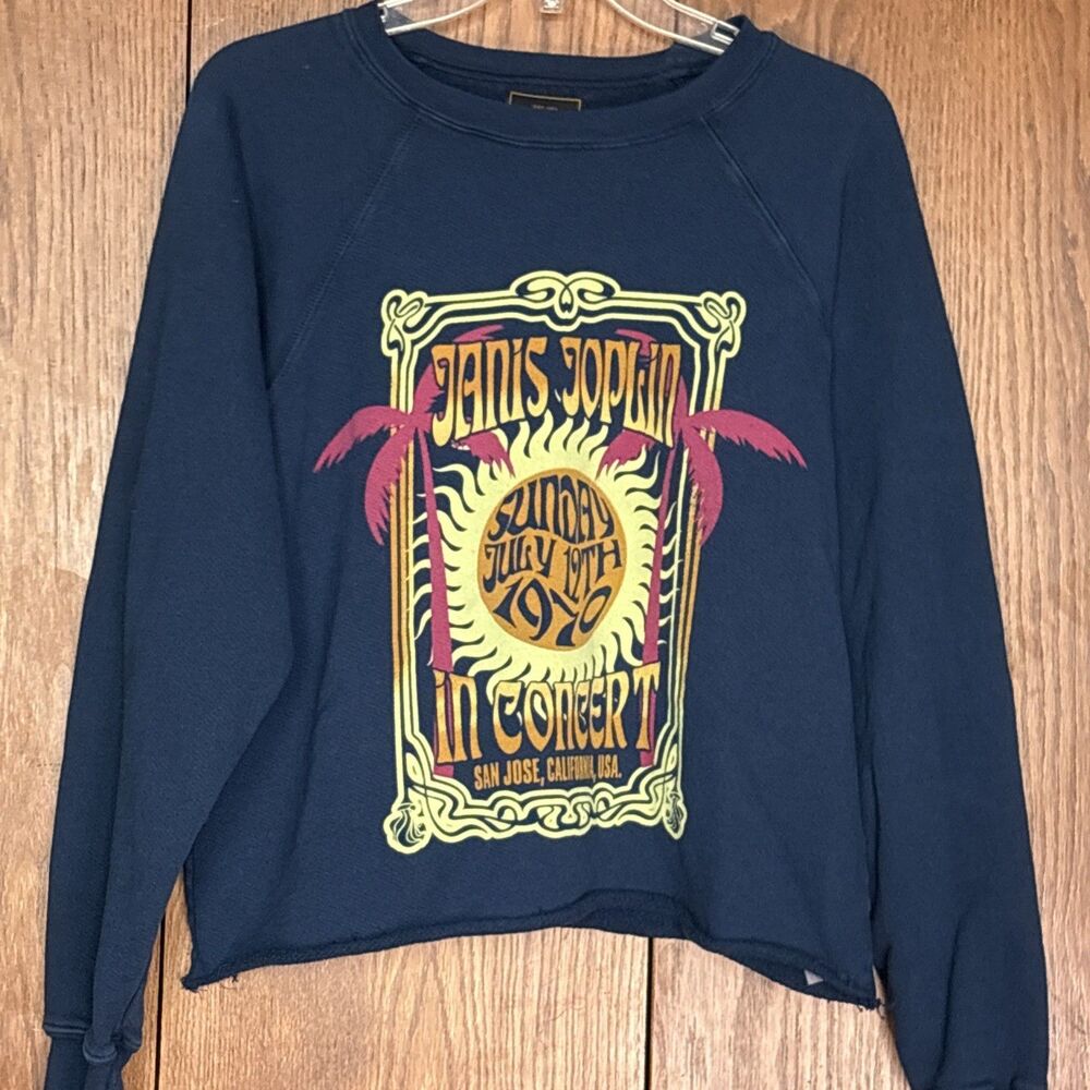 Original Retro Brand x Anthropologie Janis Joplin Concert Sweatshirt, Size M
